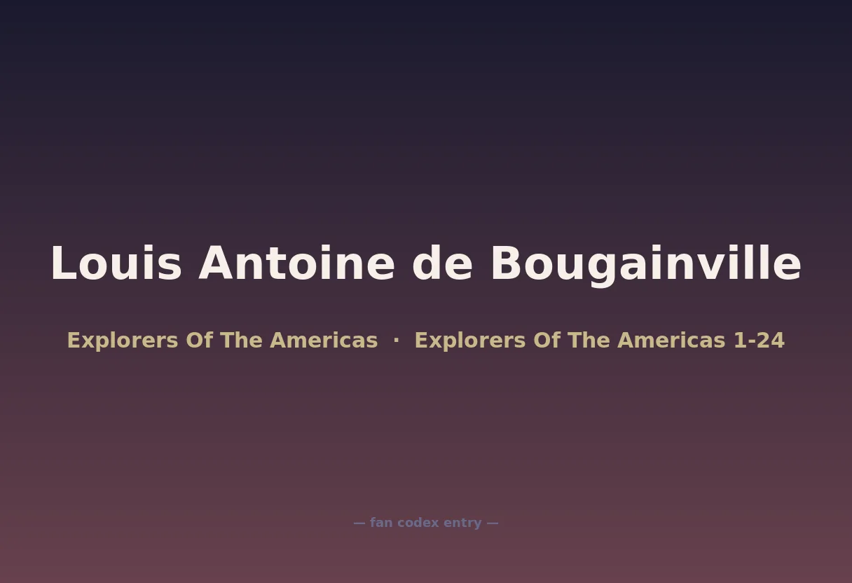 Louis Antoine de Bougainville